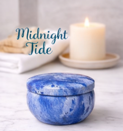 Purple Wax Tin Candle