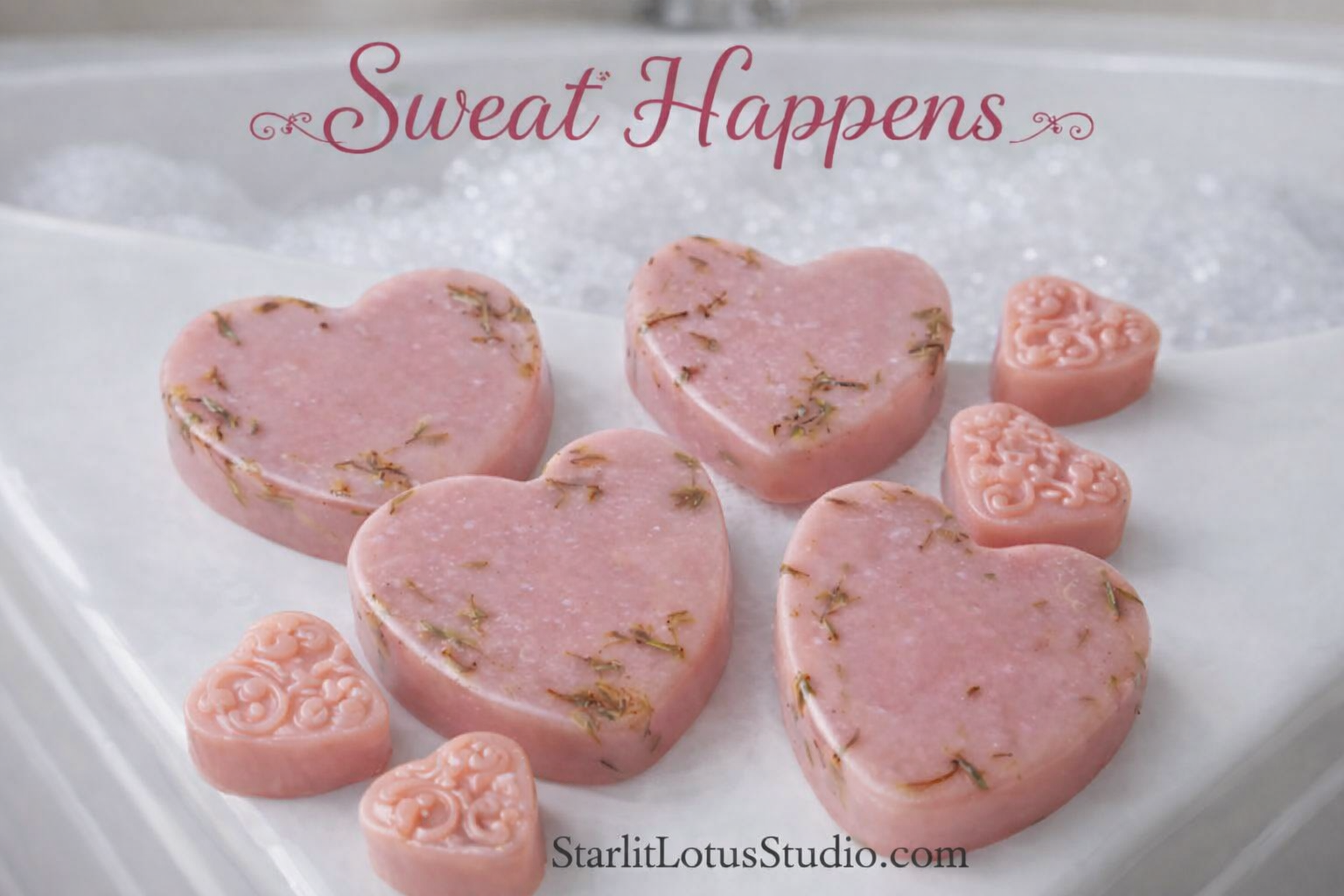 Sweat Happens - Shower Hearts